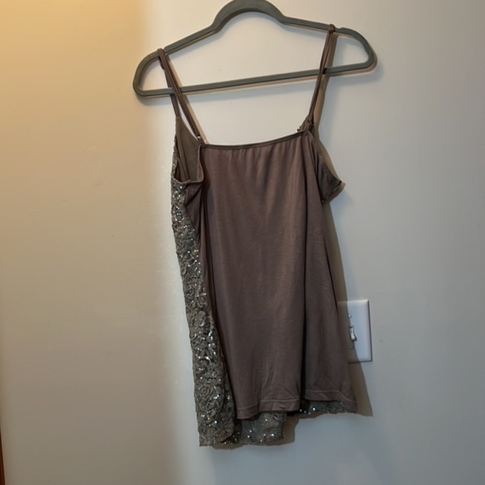 Size Extra Large Sparkle, Front Tank Top With Adjustable Straps View 2